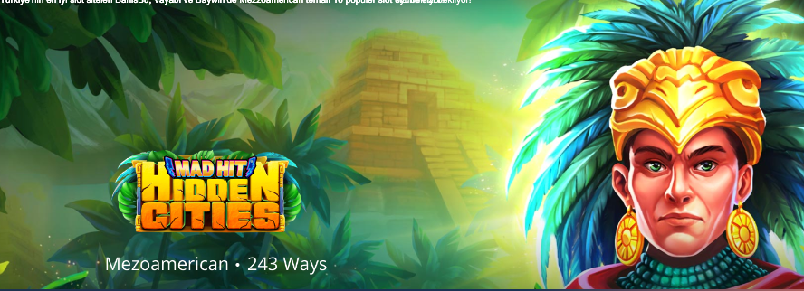 Türkiye’nin en iyi slot siteleri BahisBu, Vayabi ve Baywin’de Mezzoamerican temalı 10 popüler slot sizi bekliyor!  Thumbnail