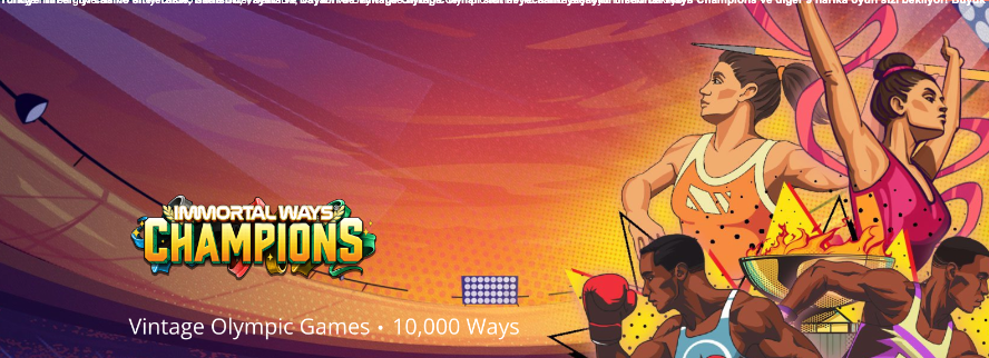 Türkiye’nin en iyi casino sitelerinde, BahisBu, Vayabi ve Baywin’de Vintage Olympic temalı slot heyecanını yaşayın! Immortal Ways Champions ve diğer 9 harika oyun sizi bekliyor! Büyük bonuslarla kazanın, şimdi katıl! Thumbnail